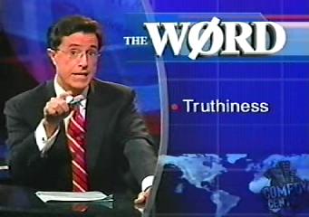 Truthiness Stephen Colbert