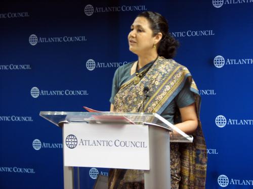 H.E. Meera Shankar Atlantic Council Photo