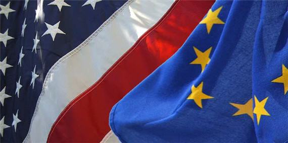 US-EU Flags