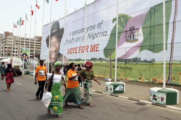 Nigeria election poster 2011