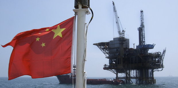 Chinese oil rig in South China Sea