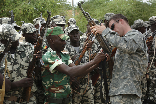 Mali soldiers training with US SOF