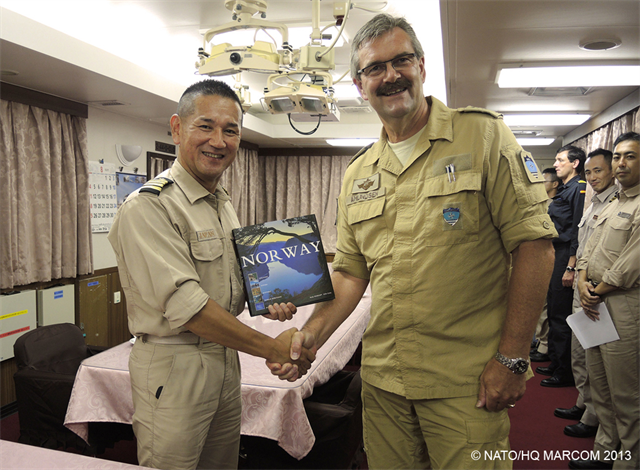 "I want to thank Captain Iwasawa for his work in the IRTC"