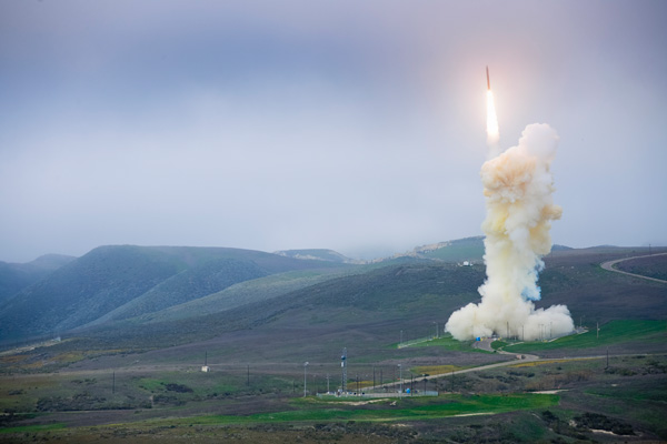 Ground based missile defense test, Jan. 26, 2013
