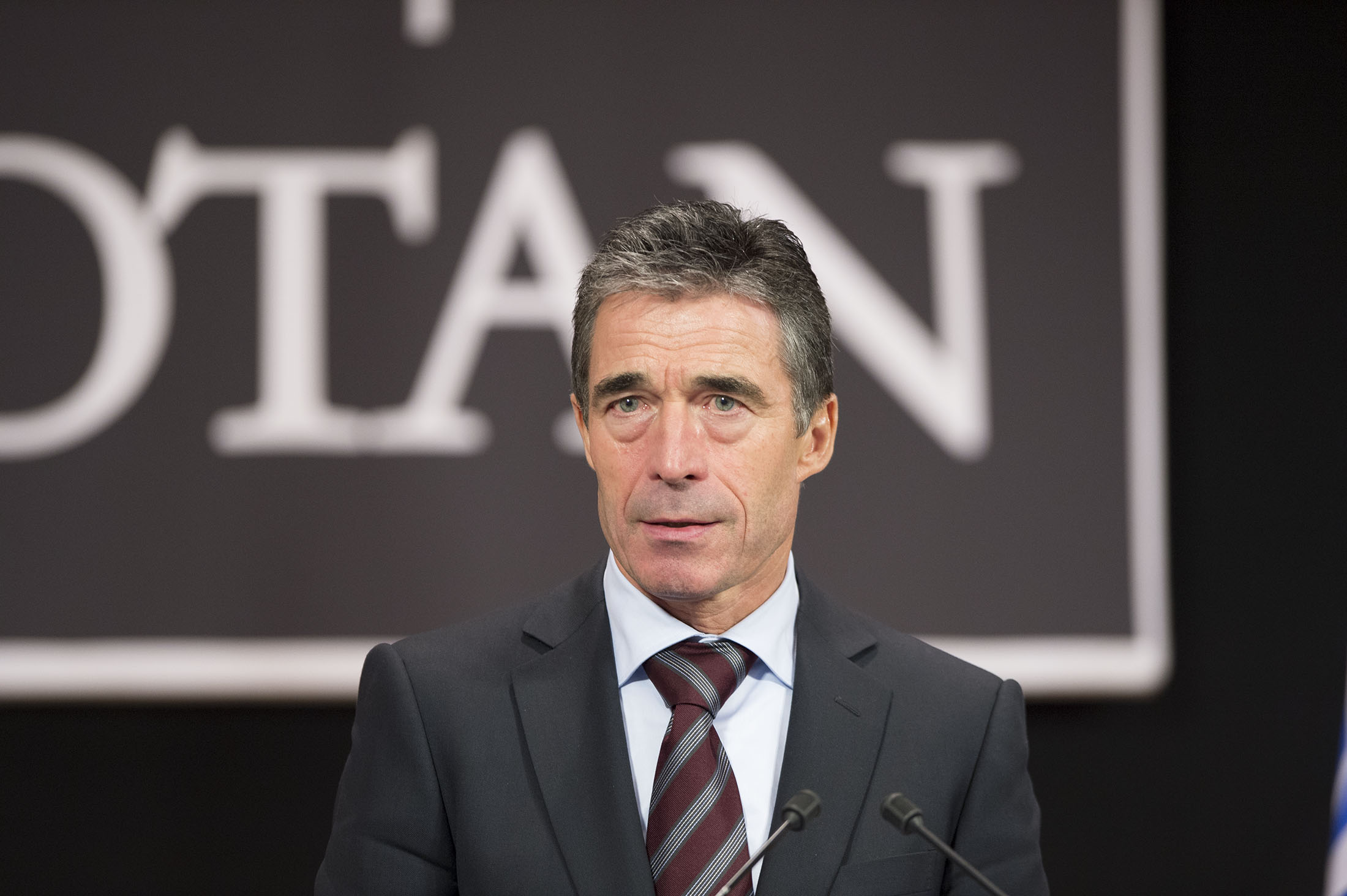 NATO Secretary General Anders Fogh Rasmussen, Feb. 22, 2013