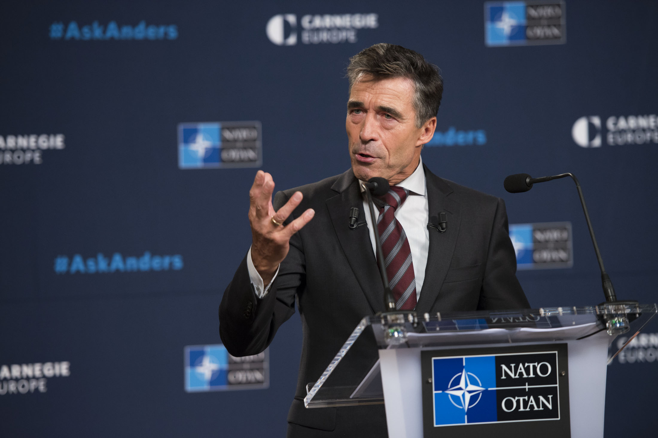 NATO Secretary General Anders Fogh Rasmussen, Sep. 19, 2013