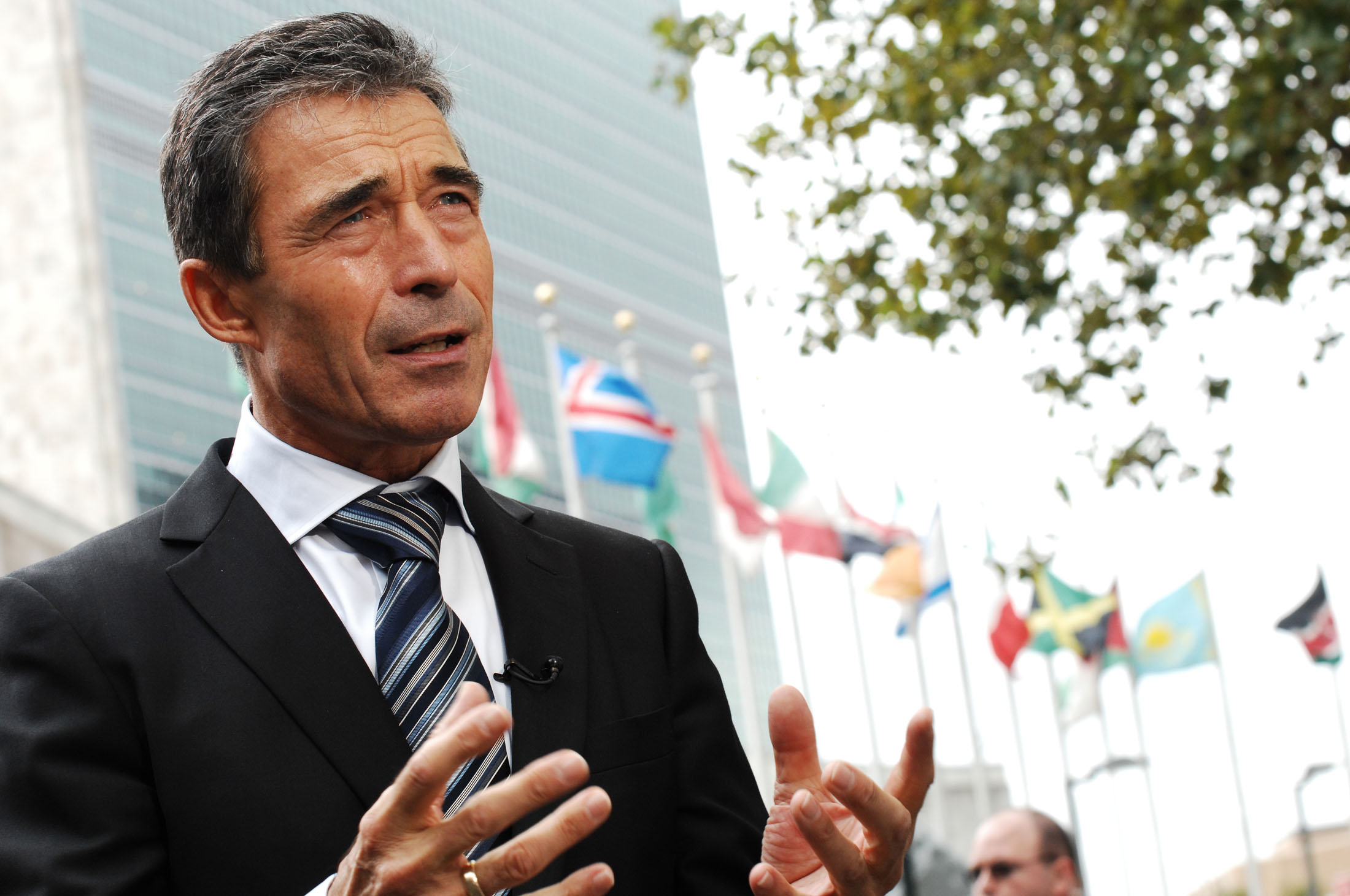 Secretary General Anders Fogh Rasmussen at the UN, Sept. 19, 2011