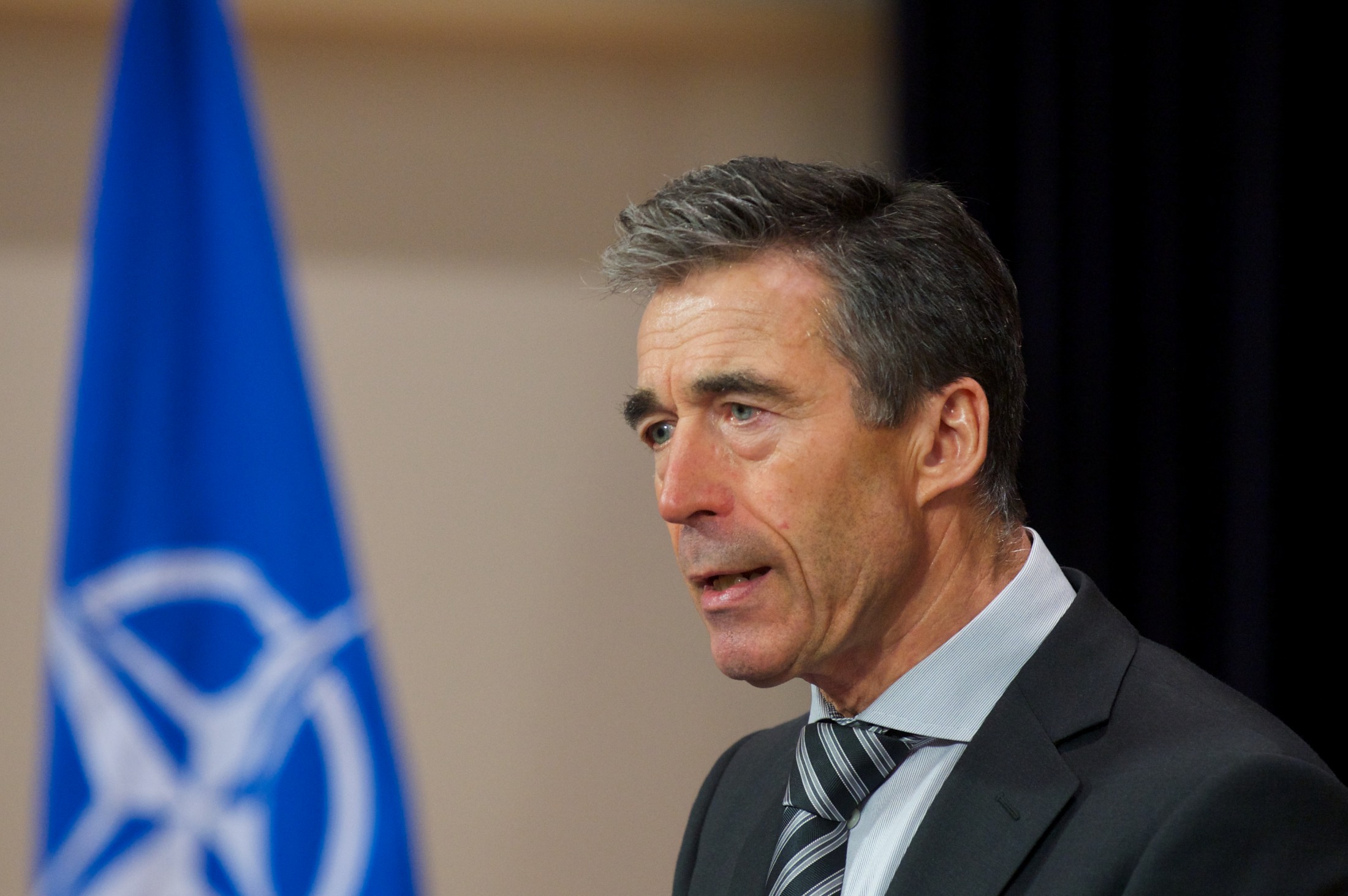 NATO Secretary General Anders Fogh Rasmussen, April 19, 2013