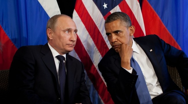 Russian President Vladimir Putin and President Barack Obama, June 22, 2012