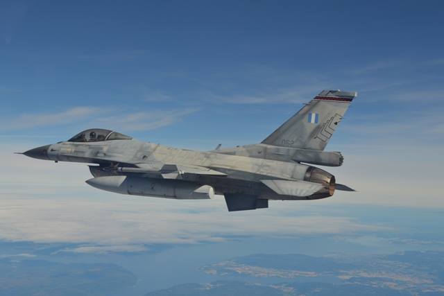 Greek F-16 participating in Exercise Brilliant Arrow