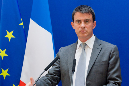 French Interior Minister Manuel Valls