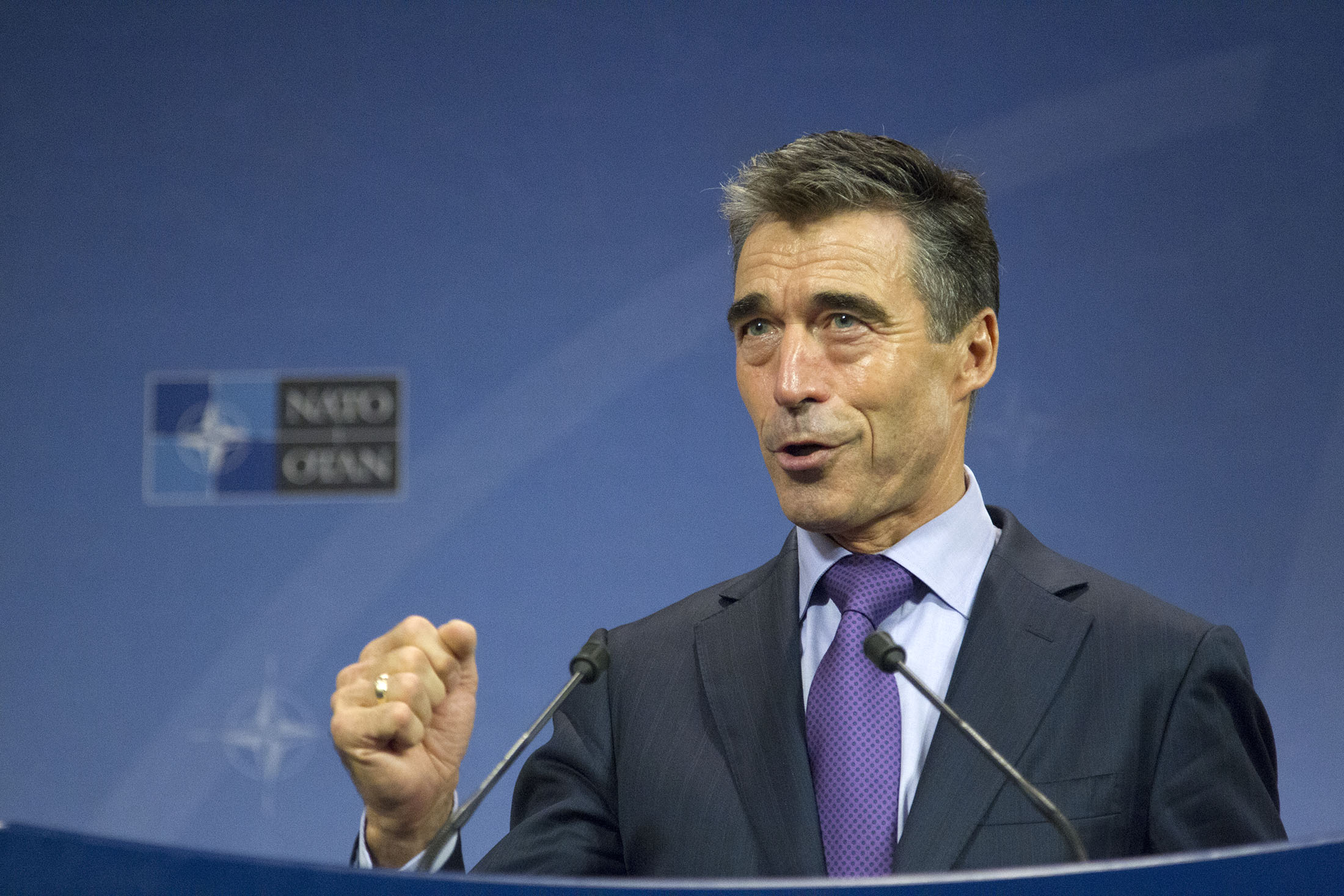 NATO Secretary General Anders Fogh Rasmussen, October 23, 2013