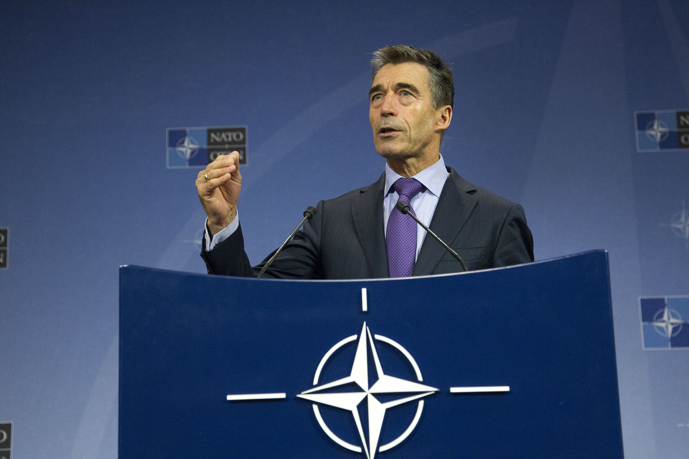 NATO Secretary General Anders Fogh Rasmussen, October 23, 2013