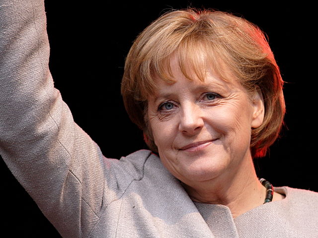 German Chancellor Angela Merkel, April 30, 2008