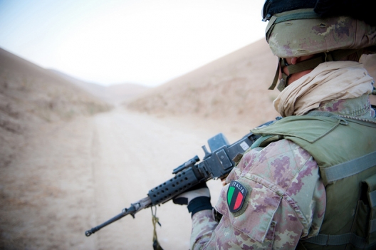 Italian soldier in Afghanistan