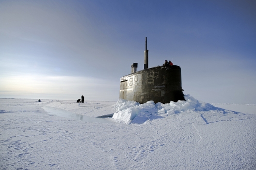 USS Connecticut in the Arctic Ocean, March 19, 2011
