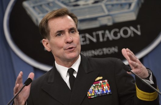 Pentagon Press Secretary Rear Adm. John Kirby, March 27, 2014