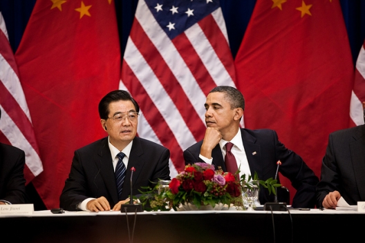 President Barack Obama and Chinese President Hu Jintao, January 19, 2011