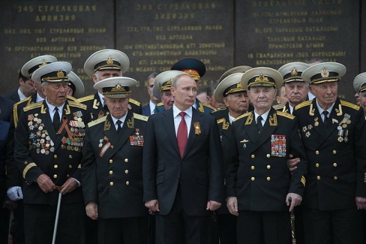 Russian Presiden Vladimir Putin in Crimea, May 9, 2014