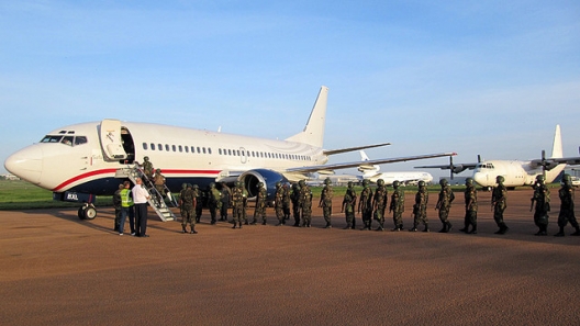 NATO provides airlift support to African Union mission in Somalia, March 2010