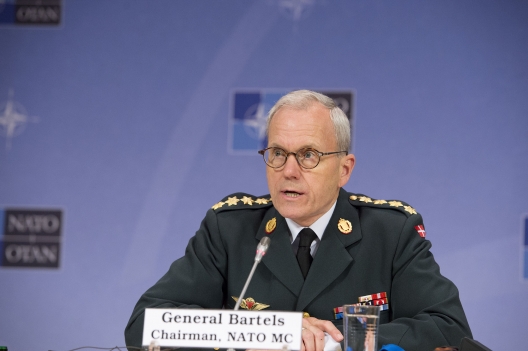 Chairman of the NATO Military Committee Gen. Knud Bartels, May 22, 2014