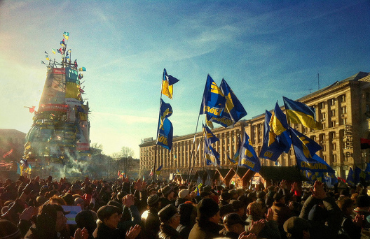 Kyiv's Maidan movement presses its demands last winter for rule of law, an end to official corruption, and closer relations with the European Union. (CC License)