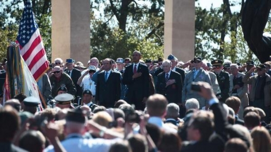 President Barack Obama in Normany, June 6, 2014