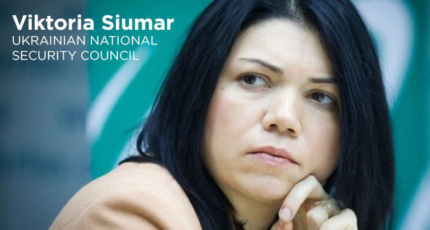 Viktoria Siumar, a career journalist who now is the deputy secretary of Ukraine's National Security Council, spoke to the Atlantic Council June 4.