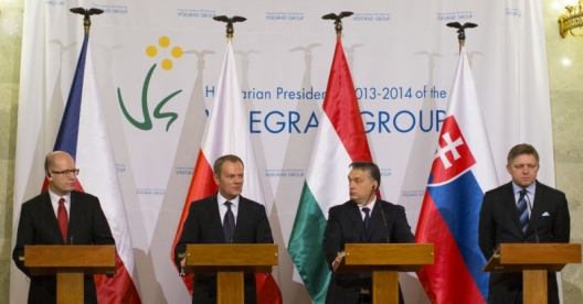 The Prime Ministers of Hungary, Slovakia, Poland, and the Czech Republic, Jan. 29, 2014