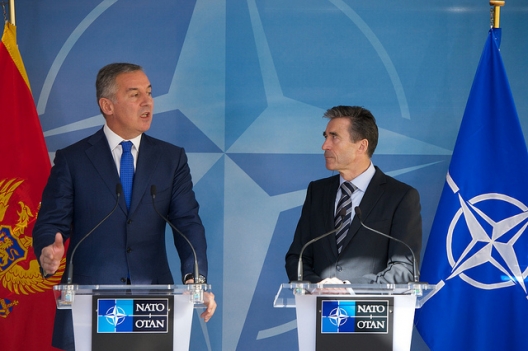 Prime Minister of Montenegro, Milo Djukanovic and Secretary General Anders Fogh Rasmussen, March 25, 2014