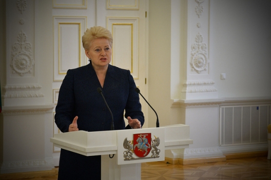 President of Lithuania Dalia Grybauskaite, May 30, 2014