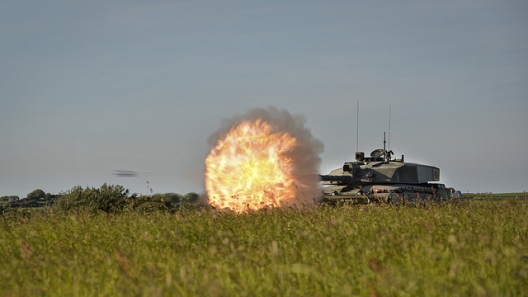 A Challenger 2 in the Royal Tank Regiment, June 17, 2014