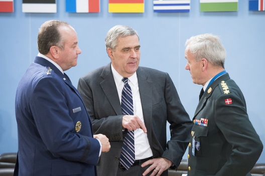 Gen. Philip Breedlove, Amb. Douglas Lute, and Gen. Knud Bartels, June 3, 2014
