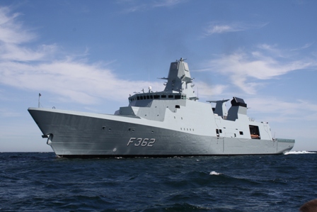 Danish frigate HDMS Peter Willemoes, June 28, 2011