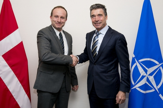 Danish Foreign Minister Martin Lidegaard and Secretary General Anders Fogh Rasmussen, March 18, 2014