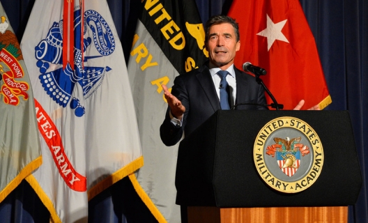 Secretary General Anders Fogh Rasmussen at the US Military Academy West Point, NY
