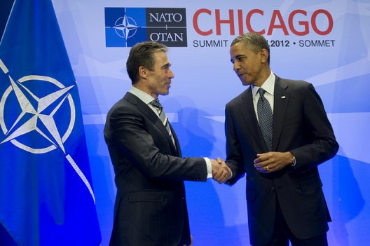 Secretary General Anders Fogh Rasmussen and President Barack Obama, May 12, 2012
