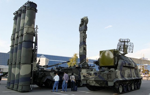 Russian S-300V SAM and Tor-M1 in 2008