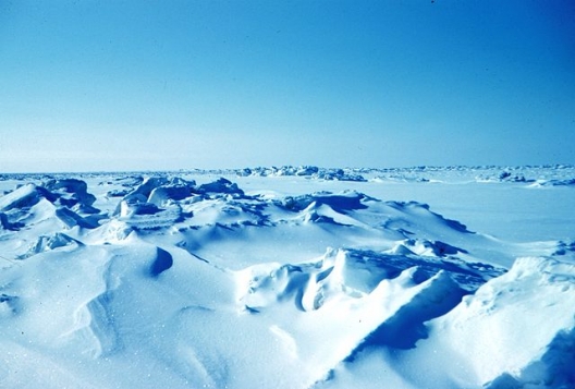 Ice ridges in the Beaufort Sea