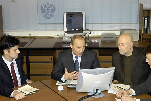 Russian President Vladimir Putin, Jan. 19, 2004
