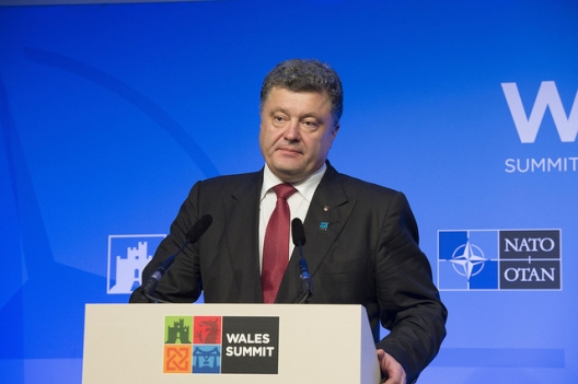 President of Ukraine Petro Poroshenko at the Wales Summit, Sept. 4, 2014