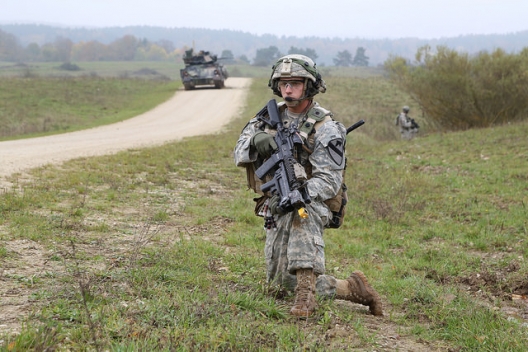 US troops participating in Combined Resolve exercise, Oct. 25, 2014