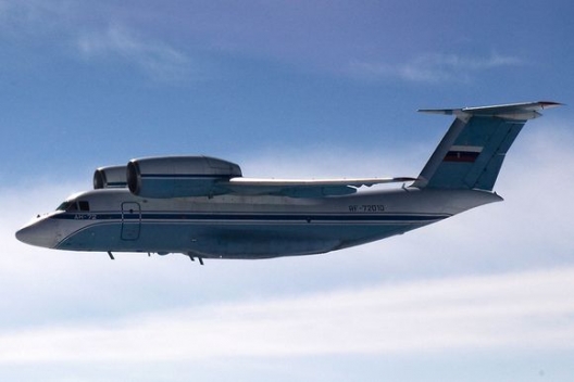 Russian An-72 transport aircraft in Finnish airspace, Aug. 28, 2014