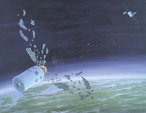1986 DIA artwork of Soviet anti-satellite weapon