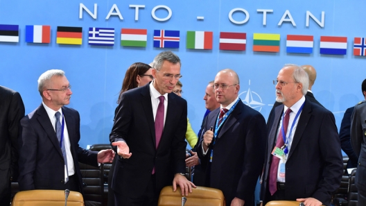 Secretary General Jens Stoltenberg at foreign ministers meeting, December 2, 2014