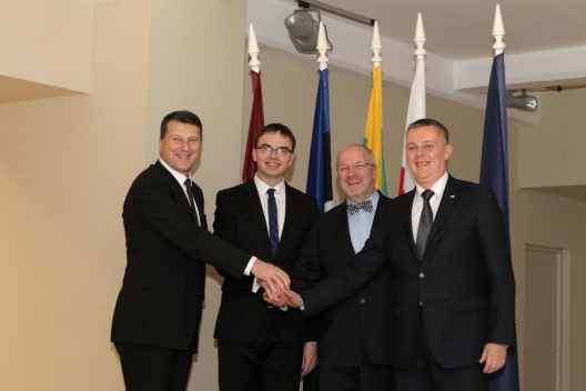 Defense ministers of Estonia, Latvia, Lithuania, and Poland, Dec. 12, 2014