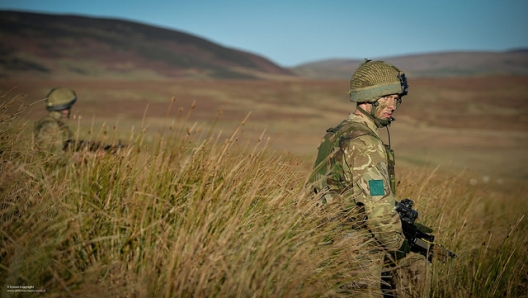 Paratroopers training in Northumberland, Dec. 2, 2014