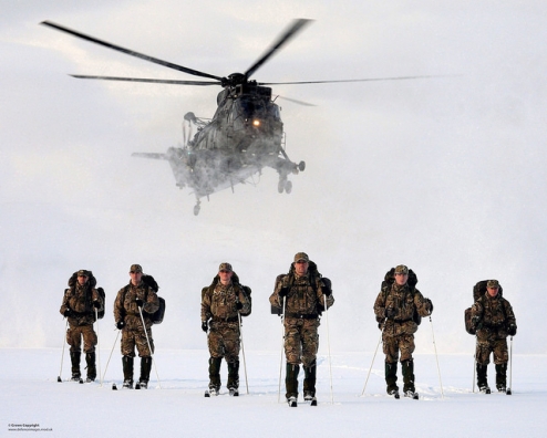 Royal Marines training in Norway, Feb. 17, 2014
