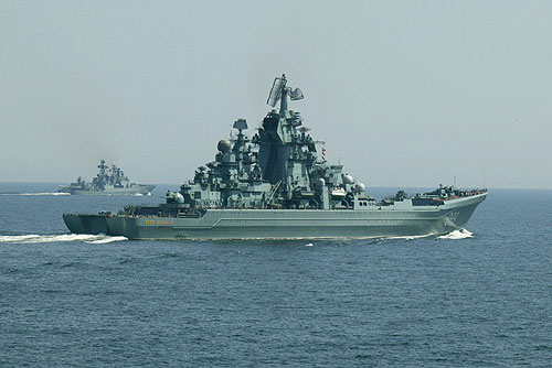 Russia cruiser Peter the Great, June 28, 2003