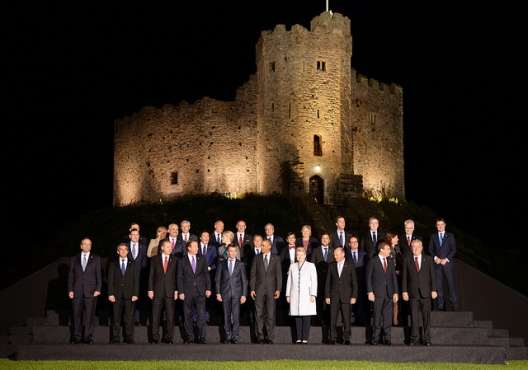 NATO leaders at Cardiff Castle, Sept. 4, 2015